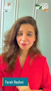 𝗙𝗮𝗿𝗵𝗮 𝗛𝗮𝘀𝗵𝗺𝗶 𝗷𝗼𝗶𝗻𝘀 𝗣𝘂𝗻𝗷𝗮𝗯’𝘀 𝗙𝗶𝗿𝘀𝘁  𝗧𝗿𝗮𝗻𝘀𝗽𝗼𝗿𝘁 𝗘𝘅𝗽𝗼 𝟮𝟬𝟮𝟱!, From EVs to cutting-edge mobility  solutions, the Expo brings together innovation, technology, and  sustainability under one roof ., 📅 4–5 Sept