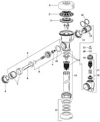 sloan repair parts for royal royal ii regal flushometers