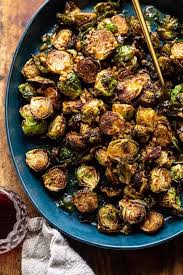 Try making it on boxing day with. Fried Brussels Sprouts With Cider Vinaigrette And Bacon Breadcrumbs Half Baked Harvest
