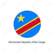 The flag of the democratic republic of the congo is blue in color and has a yellow star to the top left corner. The Flag Of Democratic Republic Of The Congo In The Form Of A Royalty Free Cliparts Vectors And Stock Illustration Image 93281481