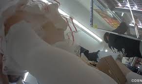 試着室盗撮】セーラー服の巨乳JKがイオンの試着室でスクール水着の試着を隠し撮り！