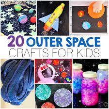 When you break out the crayons or paint, you can feel the kid's excitement and anticipation to get started. 20 Outer Space Crafts For Kids I Heart Arts N Crafts