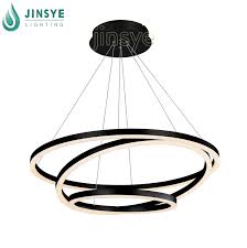 Elegant led chandelier ceiling suspended led chandelier circular led ringed designs chrome facing remote control modern chandelier with fan and speaker. European Dining Room Led Chandelier Modern Black Acrylic Pendant Light Circular Led Ring Chandelier Buy Led Ring Chandelier Pendant Light Chandelier Modern Product On Alibaba Com