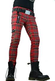 Black And White Check Pants Mens Tripp Royal Bones Red Plaid Checkered Pants With Zippers Exploited Punk Oi Pants Ebay Red Plaid Pants Mens Red Plaid Pants Mens Fashion Edgy