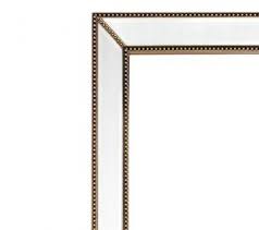 Check out our gold beaded mirror selection for the very best in unique or custom, handmade pieces from our mirrors shops. Zanthia Cheval Mirror With Antique Gold Beaded Frame Luxe Mirrors