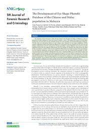 Cara daftar dan isi mycensus census banci malaysia. Pdf The Development Of Eye Shape Photofit Database Of The Chinese And Malay Population In Malaysia