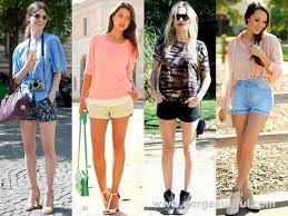 How To Wear Shorts Best For Your Body Type Fashion News Apple Shape Outfits Triangle Body Shape Outfits Dresses For Apple Shape