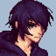 Stardew Valley Pixel Art Sebastian Portrait Starthunder In Stardew Valley Stardew Valley Fanart Pixel Art