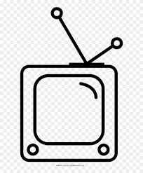 Top quality coloring sheets for free. Old Tv Coloring Page Television Dibujo Clipart 1213988 Pikpng