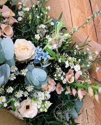 Lisianthus, clematis, scabious, eucalyptus and cryptomeria perfect for: Florrie Jo Florist Home Facebook
