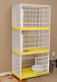 3 Tier Cat Cage With Wheels Cat Cages Cat Crate Cage