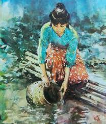 Artist Wa Thone Myanmar Art Art Art Painting
