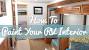 Before And After Painted Rv Cabinets