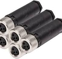 Amazon.com: 5PCS M8 3 Pin Connector A Code Industrial ...