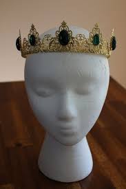 CUSTOM Gold Phoenix Renaissance Medieval Tudor Filigree Tiara Crown