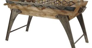 Baby Foot En Manguier Et Fonte Maisons Du Monde