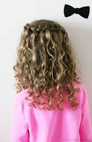 How to do a dutch braid: Waterfall Braid For Curly Hair Girl Loves Glam