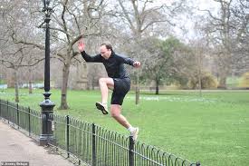 Meme generator, instant notifications, image/video download, achievements and. Health Secretary Matt Hancock Hops Over A Fence At London Park Australiannewsreview
