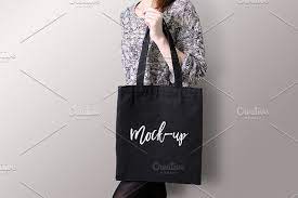 Download Black Tote Bag Mockup 5 Bag Mockup Black Tote Bag Black Tote