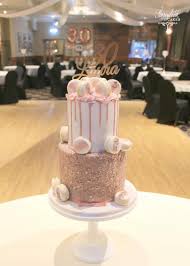 18th Birthday Rose Gold Cake Ideas Rose Gold Birthday Cake Macaron Birthday Cake Rose Gold Macarons Rose Gold Glitter Cake 21st Birthday Cakes 25th Birthday Cakes 18th Birthday Cake