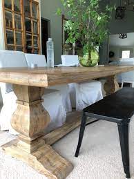 Post your items for free. French Farmhouse Solid Wood Trestle Dining Table 108 Dining Table Rustic Rustic Farmhouse Dining Table Farmhouse Dining Room Table
