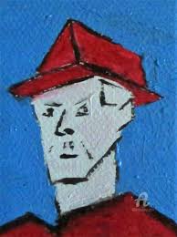 Autoportrait Cubisme, Peinture par Roberto Urbano