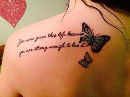 So Cute Cutefairytattoos Tattoo Designs Shoulder Tattoo Quotes Tattoos