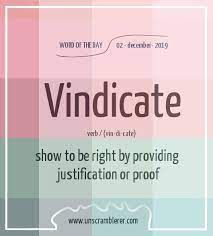 Vindicate Interesting English Words English Vocabulary Words Uncommon Words