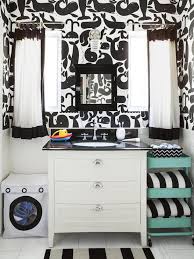 White small bathroom decorating layout. Kids Bathroom Ideas Contemporary Laundry Room Hgtv
