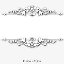 Continental Exquisite Three Dimensional Pattern White Border Continental Fine Three Dimensional Png Transparent Clipart Image And Psd File For Free Download Dimensional Patterns Black And White Drawing Wedding Album Design