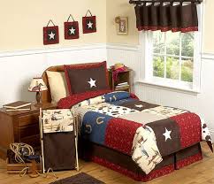 Western Horse Cowboy Kids Twin Size Bed Bedding Comforter Set For A Boy Bedroom Ebay Cowboy Bedroom Cowboy Room Kids Twin Size Bed