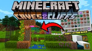 Now 1.17 is just gonna be remembered as a useless update that was just a weak placeholder for a few months. Minecraft Every 1 17 Item Block Caves Cliffs Update All New Features Youtube