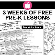 Preschool Home Learning Activities 3 Weeks Of Free Plans Just Reed Play Preschool Learning Activities Online Preschool Home Learning
