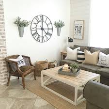 Plant Holder Without But In Brown Or Black Above The Couch With A Gather Farm House Living Room Farmhouse Decor Living Room Modern Farmhouse Living Room Decor