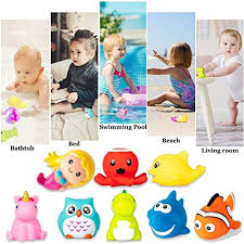 Each bongo drum lights up with a backlight that blinks. Bath Toys For Toddlers Baby 8 Pack Light Up Toys Bathtub Toy Flashing Colourful Led Light Shower Bathtime For Kids Infants Shark Clown Fish Owl Unicorn Octopus Dolphin Dinosaur Mermaid Toys