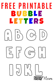 Alphabet letters design monogram alphabet wood letters scrapbook borders letter templates lettering design bubbles typography symbols. 18 Free Printable Bubble Letters Templates Freebie Finding Mom Bubble Letters Alphabet Bubble Letters Bubble Letter Fonts