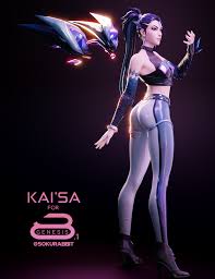 KDA All Out Kai'Sa For Genesis 8 And 8.1 Female (Patreon) 2023 - Free Daz  3D Models
