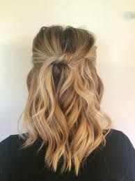 Medium Length Beach Waves Top Pieces Knotted And Pinned Cute Hairstyles For Medium Hair Hair Styles Medium Hair Styles
