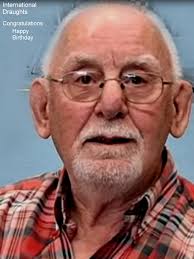 International Draughts.* *Pieter Congratulations.* *Happy Birthday.*