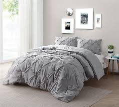 Comforter sets add a great sense of style and comfort to your bedroom. Alloy Pin Tuck Full Comforter Grey Bedroom With Pop Of Color Comforter Sets Grey Comforter Bedroom