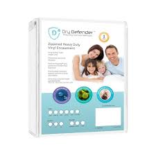 Heavy Duty Waterproof Vinyl Mattress Cover Zippered Mattress Protector Comforter Duvet Cover Bed Wetting