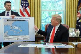 Trump Shares Altered National Weather Service Forecast Map