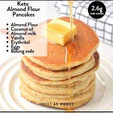 Keto Almond Flour Pancakes Only 5 Ingredients Recipe Recipes Low Carb Pancake Recipe Keto Dessert Recipes