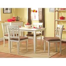 White 5 Piece Dining Table And Chairs Set Dining Furniture Sets Dining Table Chairs White Dining Set