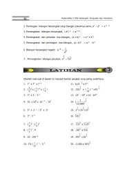 Contoh soal 1 akan ditunjukkan bahwa nilai 33+2=33×32. Contoh Soal Operasi Bilangan Berpangkat Dan Bentuk Akar Kumpulan Soal Pelajaran 8