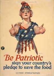 American Wwi Rationing Cartoon Poster This Was To Make The Men Feel Guilty For Not Being The Protectors Patriotic Posters Ww1 Propaganda Posters Wwii Posters
