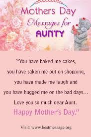 Short Birthday Greetings For Auntie Happy Mothers Day Messages For Aunt Happy Mothers Day Messages Mother Day Message Happy Mother S Day Aunt