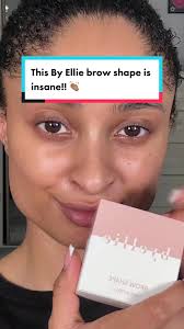 Omg what in the brow hold is this?!! @byelliebeauty was not messing ar...