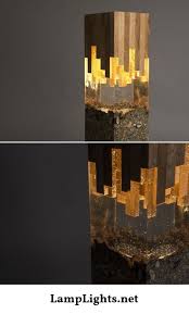 From The Many Types Of Lighting Systems Used In Interior Design Table Lamps Are Some Of The Most Special When It Comes To Wood Resin Unique Lamps Wooden Lamp