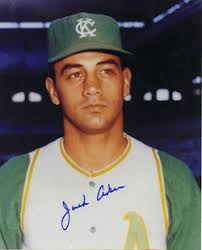 AUTOGRAPHED SIGNED photo JACK AKER #1 Kansas City A's